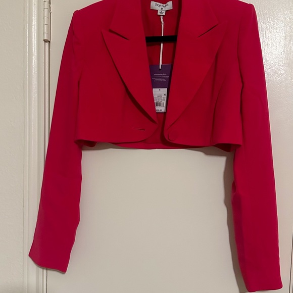 Sergio Hudson x Target Women's‎ Cropped Pink Blazer Women's S - Picture 5 of 5